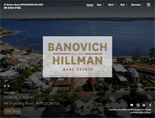 Tablet Screenshot of banovichhillman.com.au